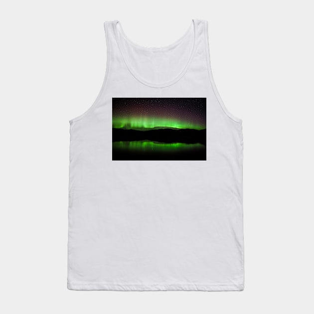 Northern Lights #5 Tank Top by Todd Graven Photography 